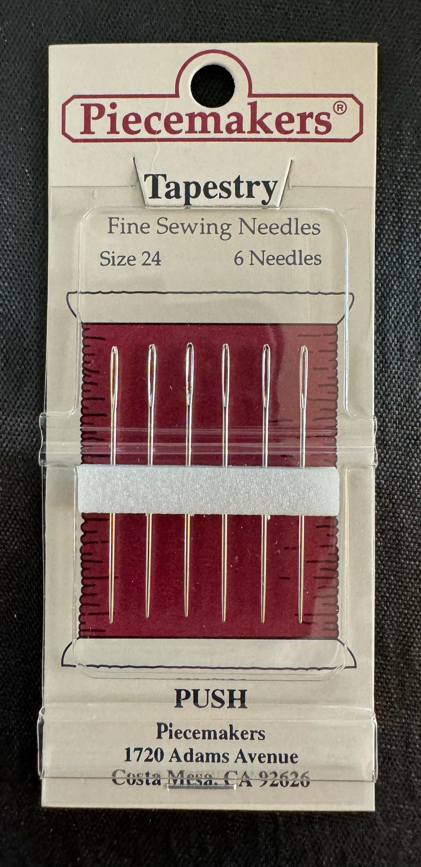 Size 24 Piecemakers Tapestry  Needles