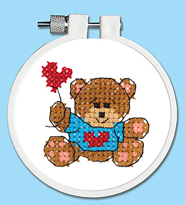 Bear and Balloon - Kid Stitch - Janlynn