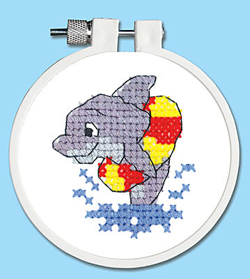 Dolphin Splash - Kid Stitch - Janlynn