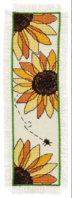 Sunflowers Bookmark Kit - Permin