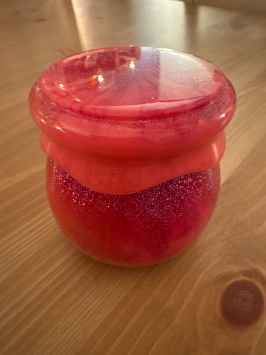 Handmade Resin ORT Jar - Pink Sparkles