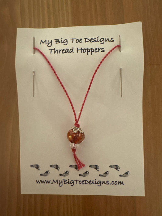 Pink Thread Hoppers - My Big Toe Designs