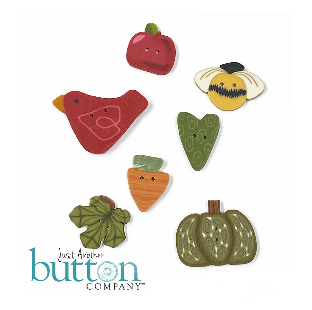 Thankful Bag Button Collection - Just Another Button Company