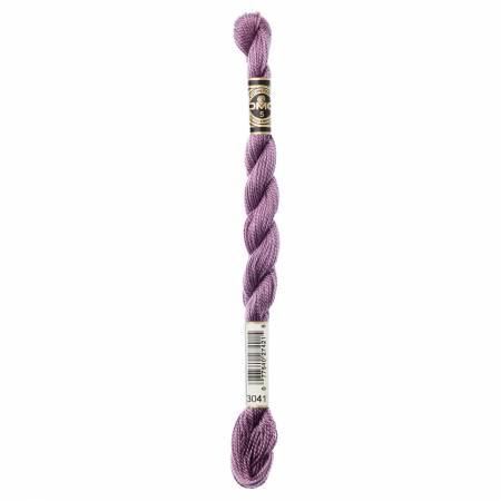 DMC Pearl Cotton Skein Size 5 Medium Antique Violet #3041