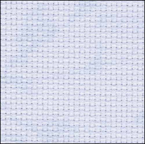 14 Count Aida Blue Whisper Fabric by Zweigart