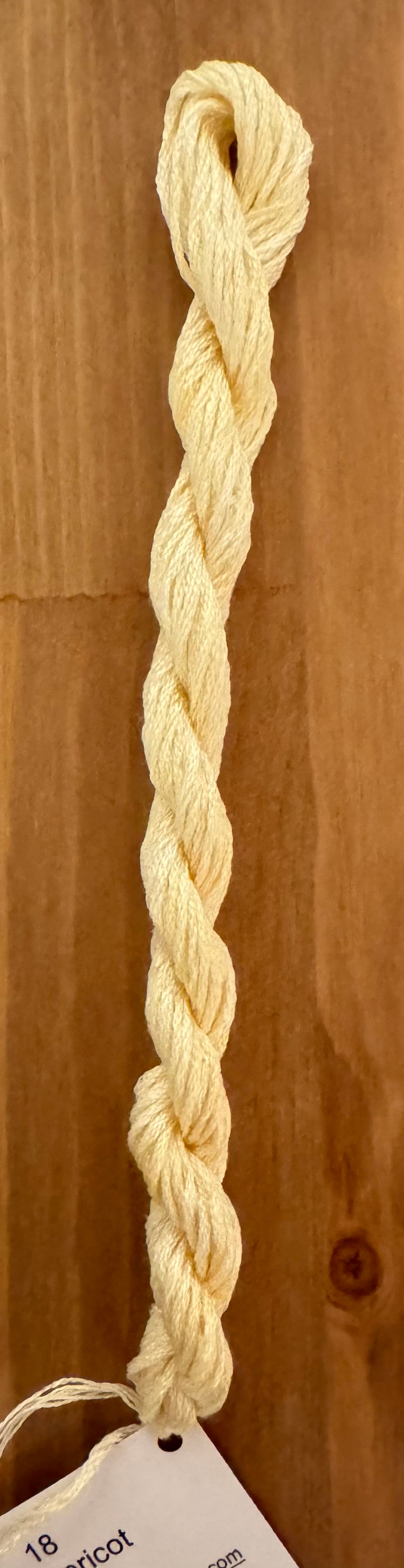 18 Apricot - Stranded Silk from Dinky Dyes