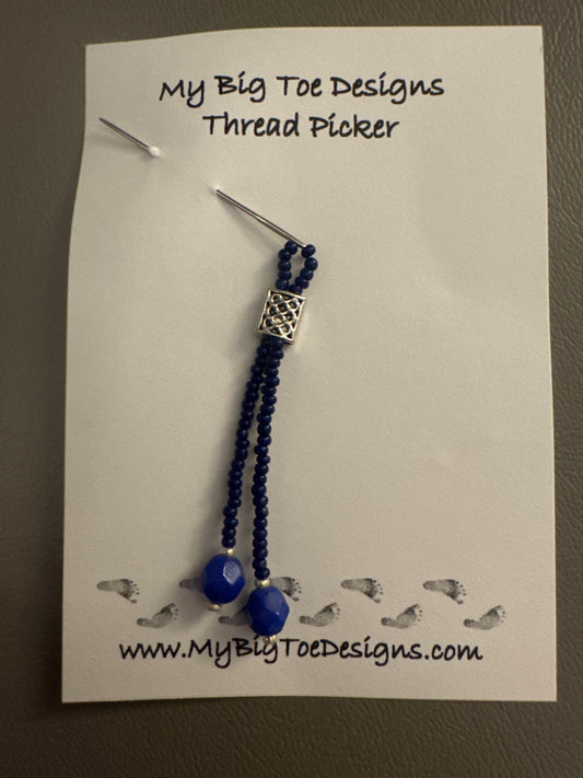 Blue Thread Picker - My Big Toe Designs