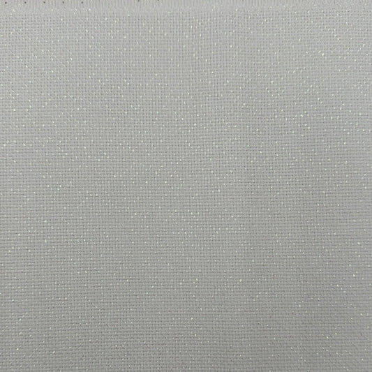 16 Count Aida White Opalescent Fabric by Zweigart