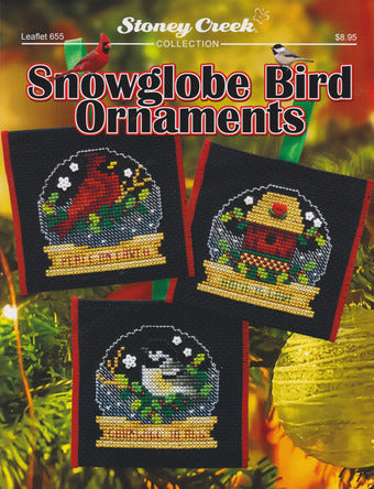 Snowglobe Bird Ornaments - Stoney Creek Collection