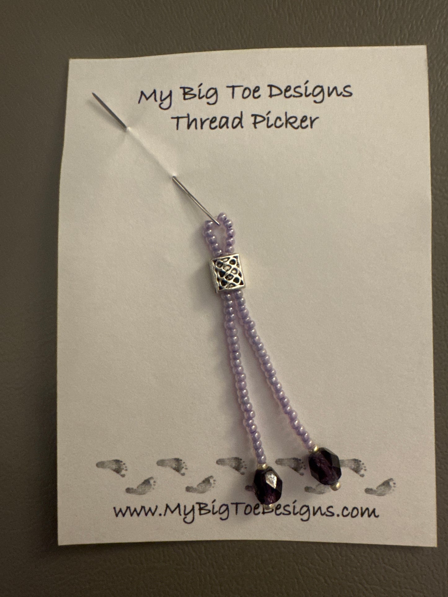 Lilac Thread Picker - My Big Toe Designs