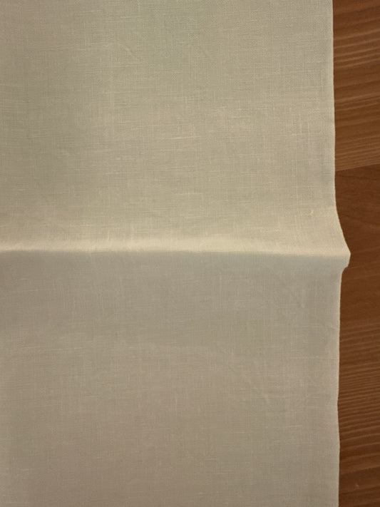 40 Count Linen - Baby Oyster - Wrinkled Fabric