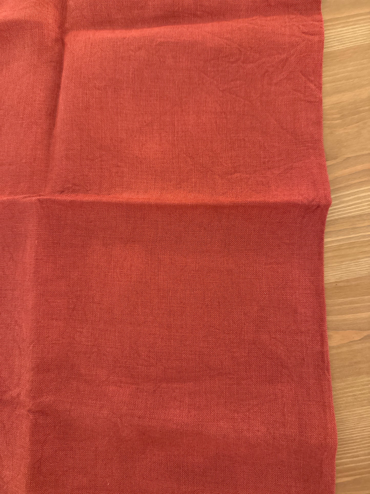 32 Count Linen - This Is My Wine - Wrinkled Fabric