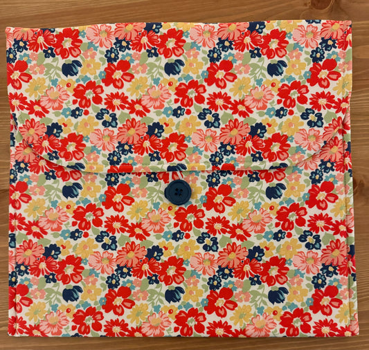 Floral Lori Holt Fabric Envelope Style Project Bag