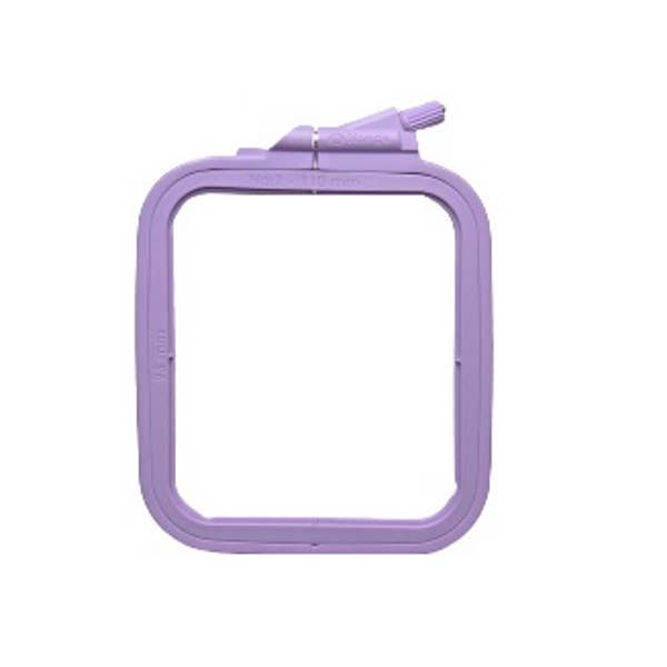 Nurge Square Plastic Hoop 3.75" x 4.3" - Pastel Lilac