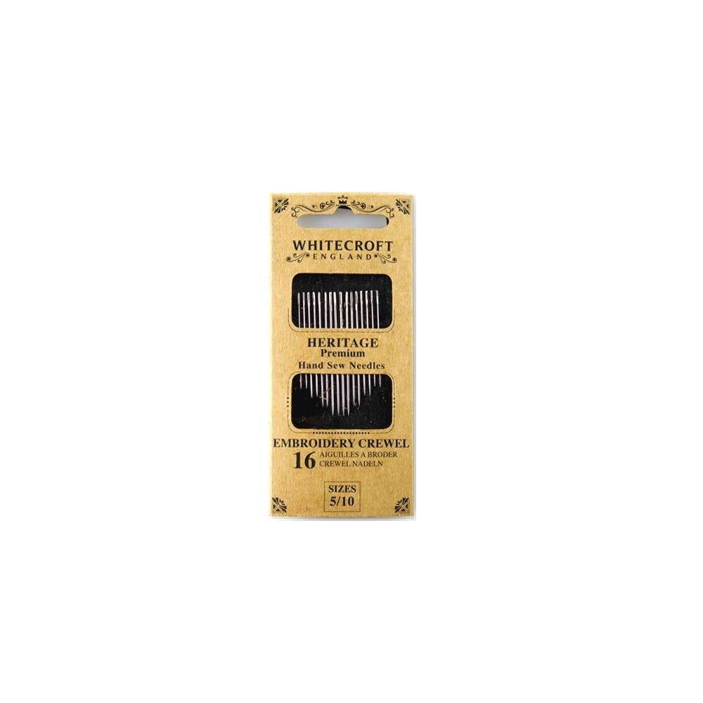 Heritage Embroidery Needles - Sizes 5 to 10