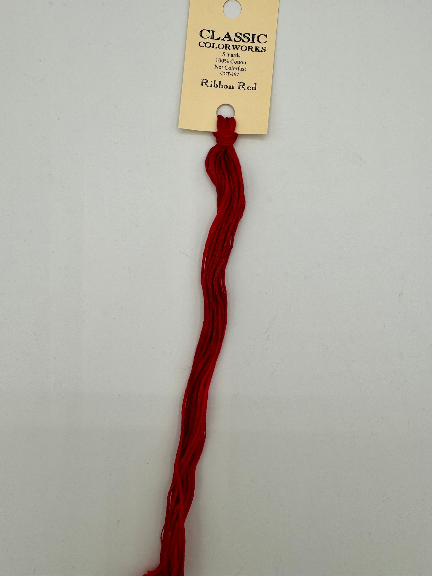 Ribbon Red - Classic Colorworks Cotton Floss