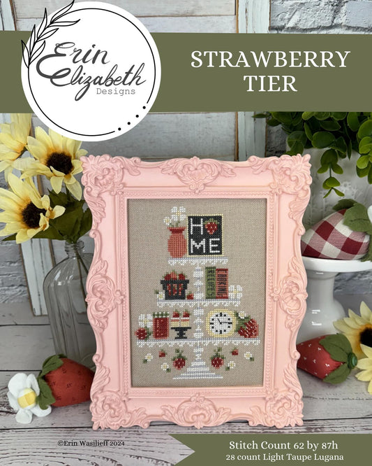 Strawberry Tier - Erin Elizabeth Designs