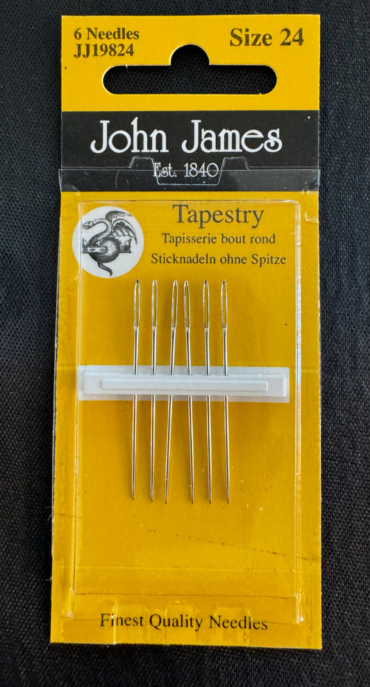 Size 24 John James Tapestry Needles