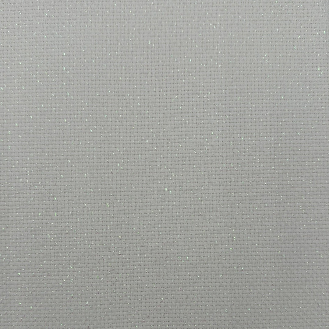 14 Count Aida White Opalescent Fabric by Zweigart