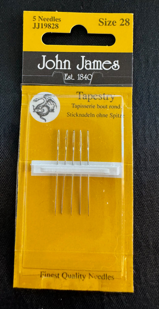 Size 28 John James Tapestry Needles