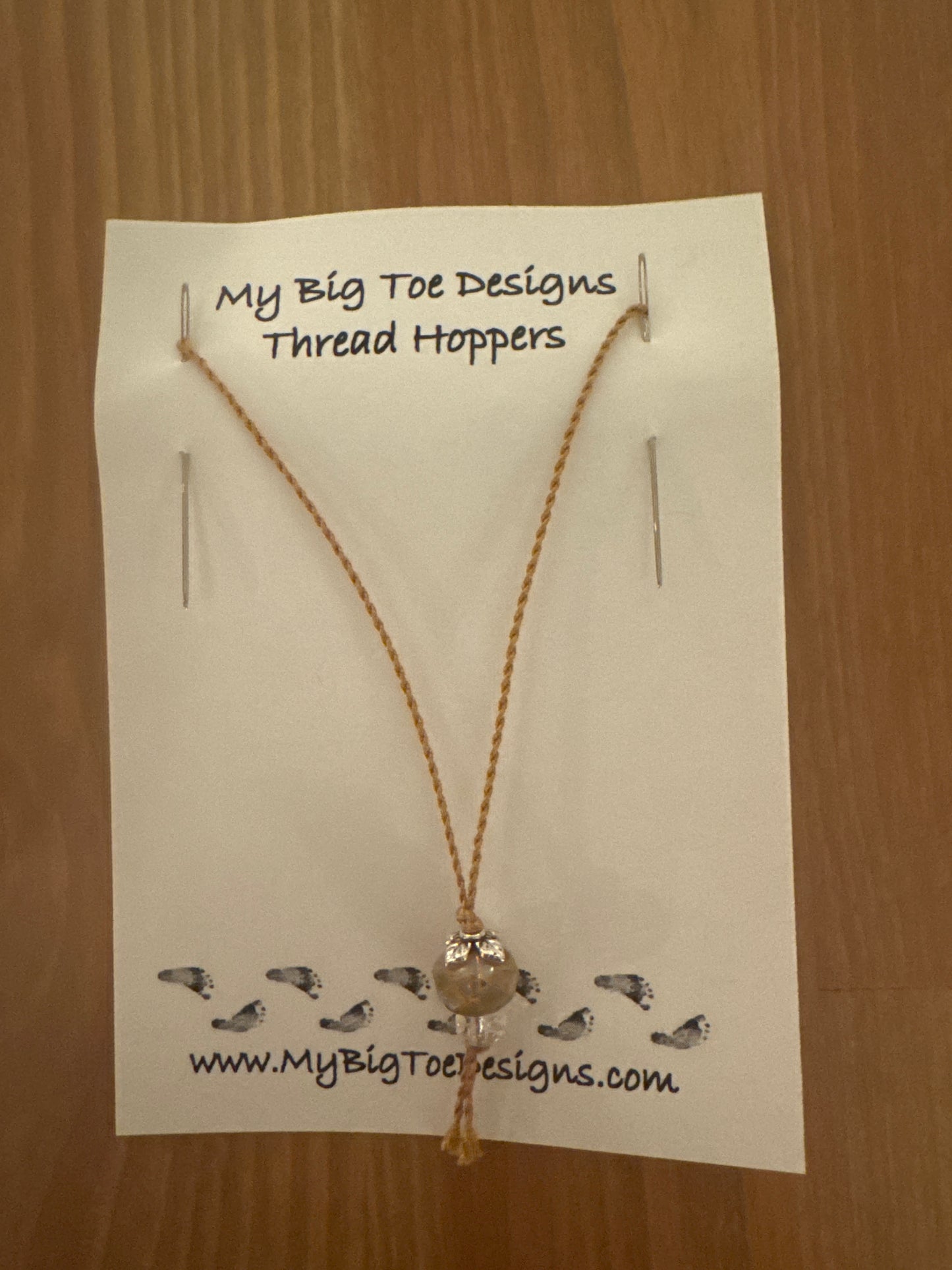 Gold Thread Hoppers - My Big Toe Designs