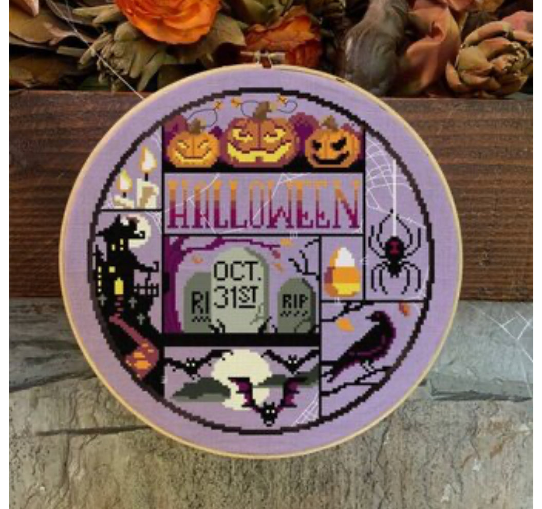 Halloween Night - Autumn Lane Stitchery