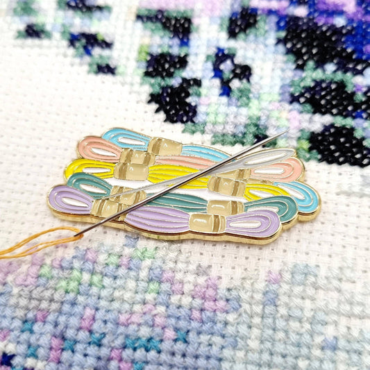 Needle & Thread Needle Minder for Cross Stitch & Embroidery - Meloca Designs