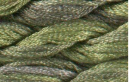 196 Camo Green - Stranded Silk from Dinky Dyes