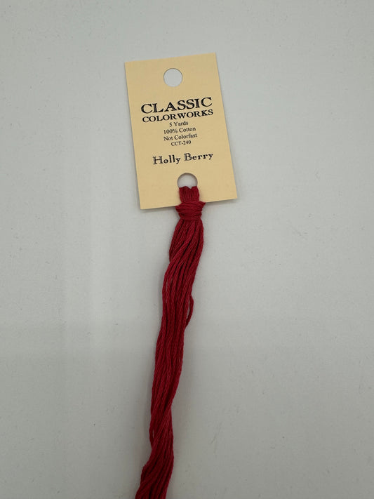 Holly Berry - Classic Colorworks Cotton Floss