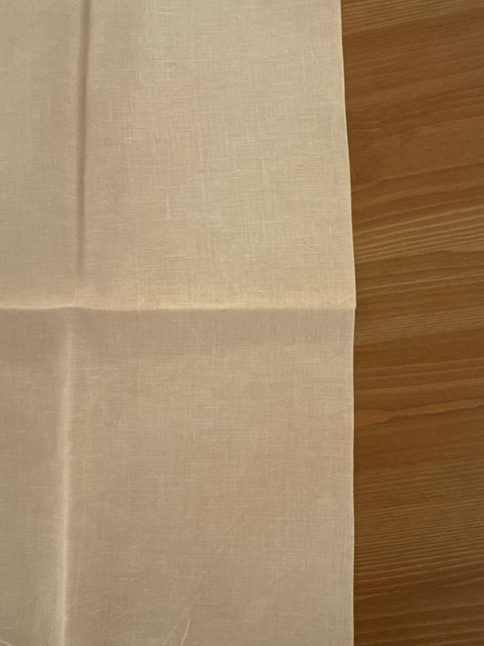 40 Count Linen - Natural Tan - Wrinkled Fabric