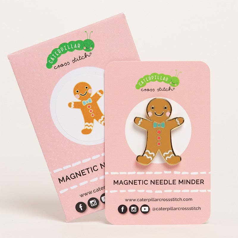 Gingerbread Person Magnetic Needle Minder