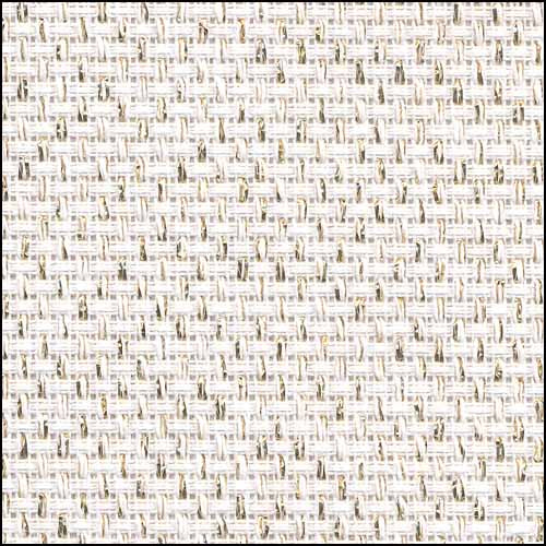 14 Count Aida Gold/Antique White Metallic by Zweigart