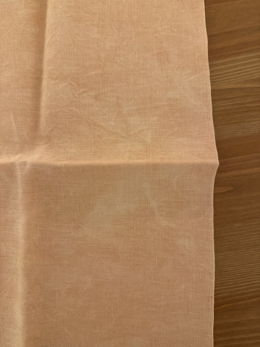 40 Count Linen - Crisp Brulee - Wrinkled Fabric