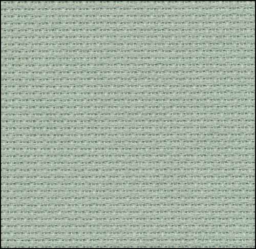 18 Count Aida Celadon Fabric by Zweigart