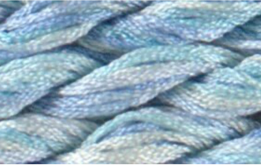 11 Coral Sea - Stranded Silk from Dinky Dyes