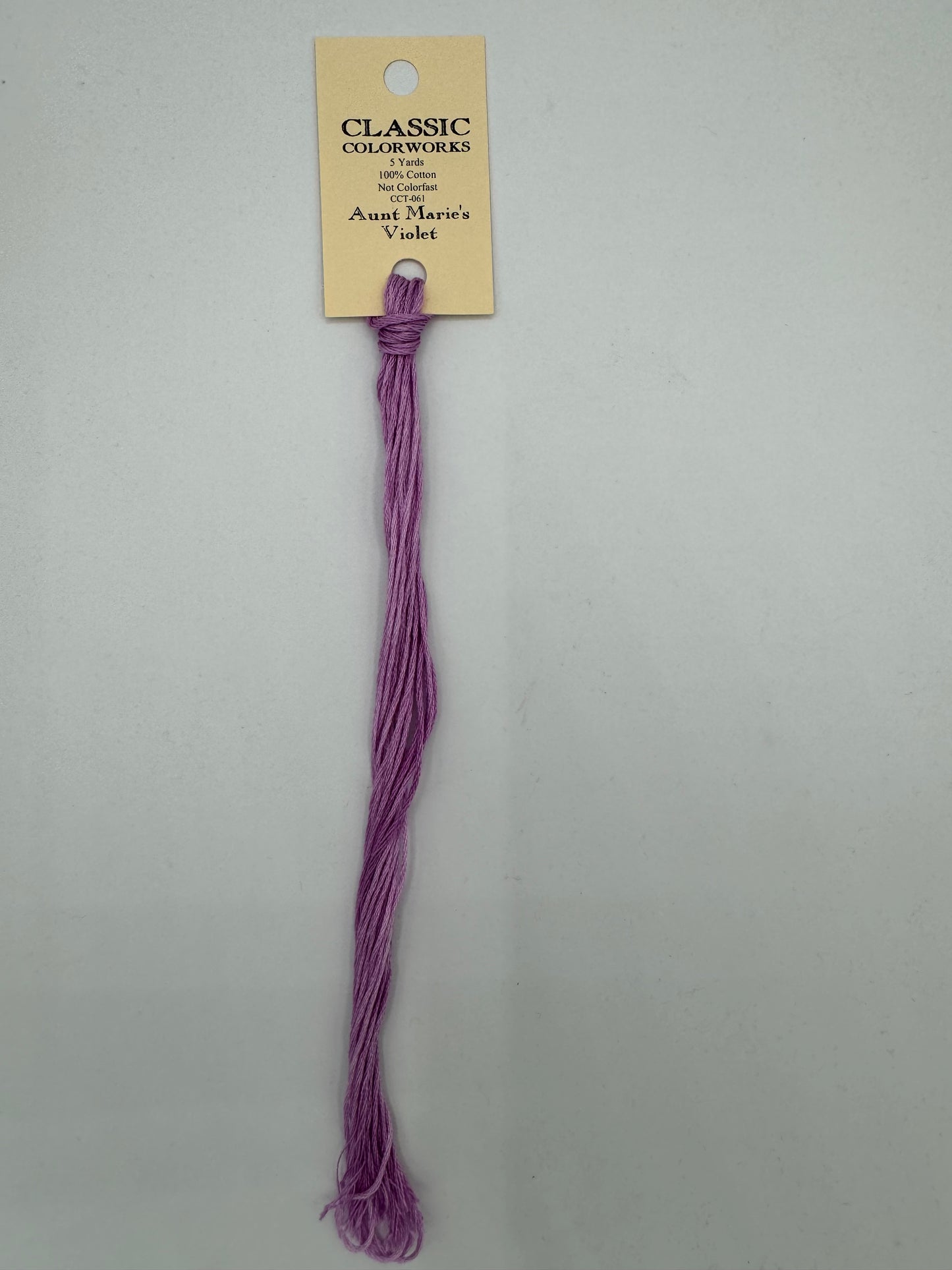 Aunt Marie’s Violet - Classic Colorworks Cotton Floss