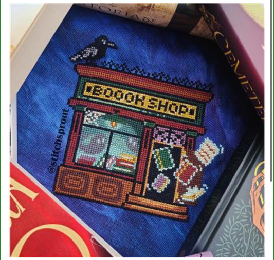 Haunted Bookshop - StitchSprout