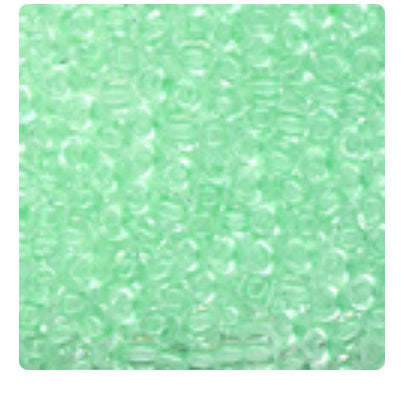 Mill Hill Glass Seed Beads - Green Glow in the Dark - #02722