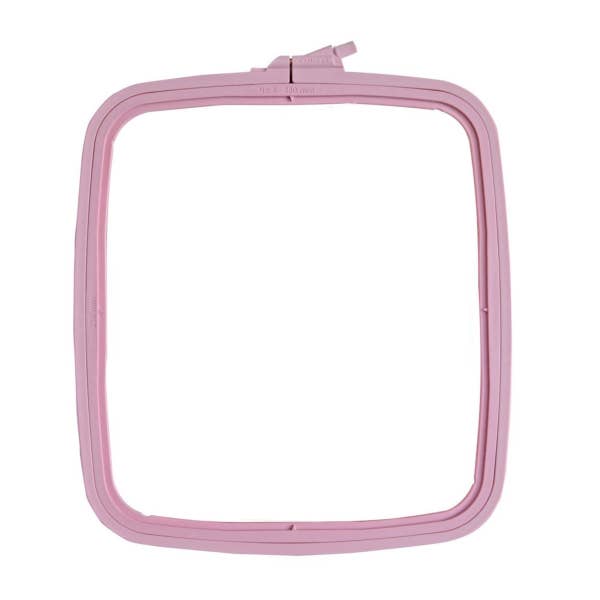Nurge Square Plastic Hoop 10" x 11" - Pastel Pink
