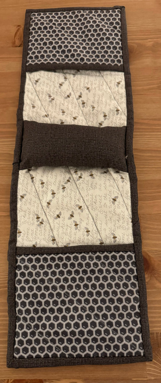 Bees and Honeycomb Stitcher's Arm Chair Caddy