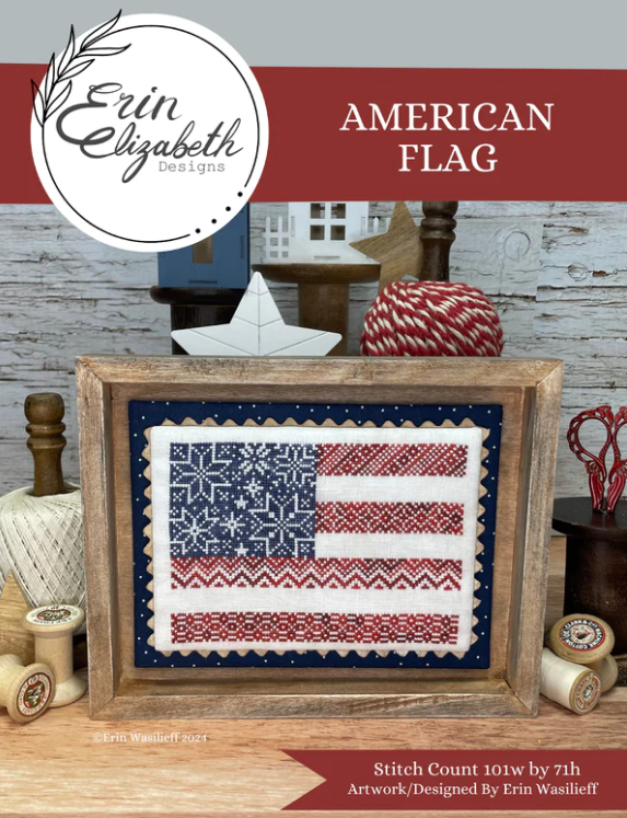 American Flag Silk Pack from Dinky Dyes