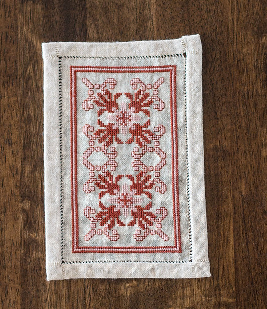 Byzantine Star Cross Stitch Kit - Avlea Folk Embroidery