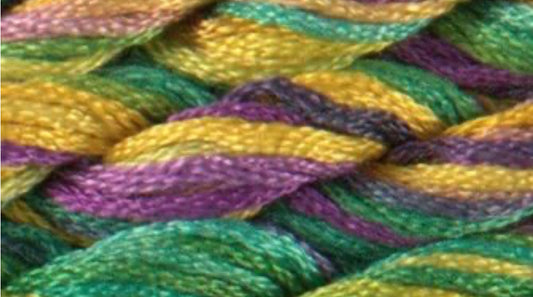 149 Mardi Gras - Stranded Silk from Dinky Dyes