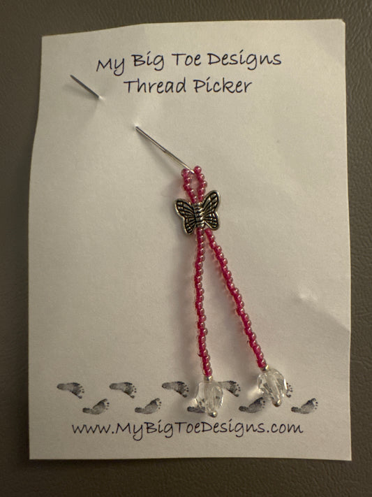 Butterfly Thread Picker - My Big Toe Designs