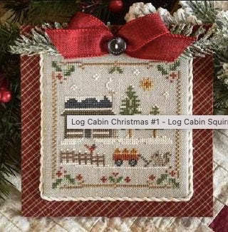 Log Cabin Squirrel - Little House Needleworks