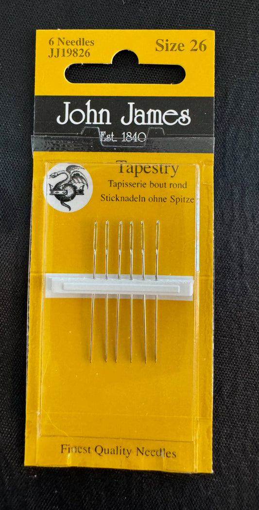 Size 26 John James Tapestry Needles