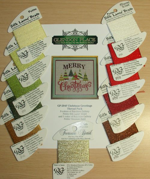 Christmas Greetings RG Silk Lame’ Thread Pack - Glendon Place