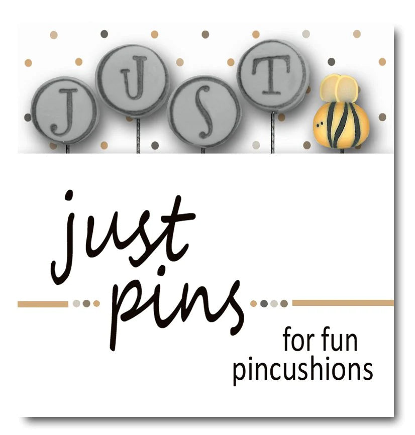 Just Bee (on gray) - Just Another Button Company
