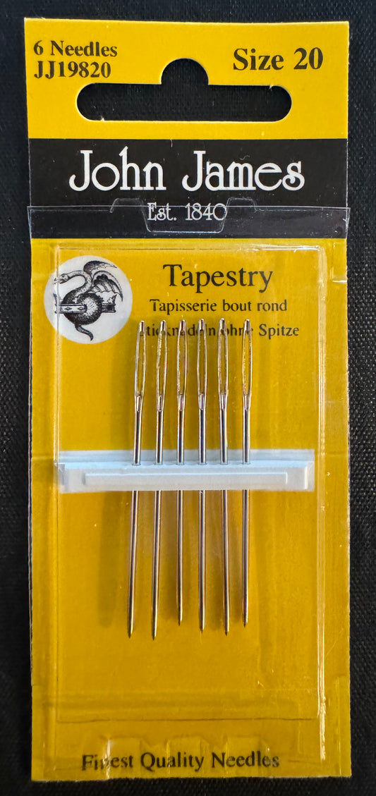 Size 20 John James Tapestry Needles