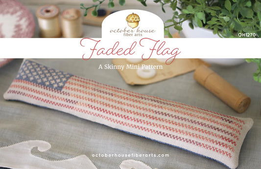 Faded Flag Skinny Mini - October House Fiber Arts